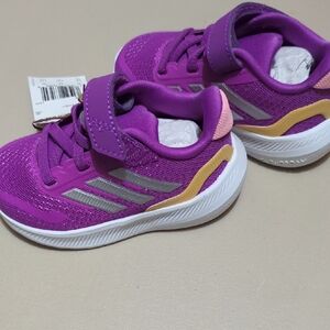 adidas Kids Runfalcon Sneakers - Purple and White